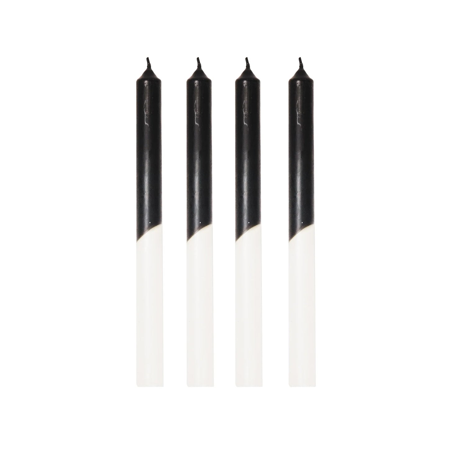 BURN BABY BURN- DIP DYE ZWART- WIT- SET VAN 4