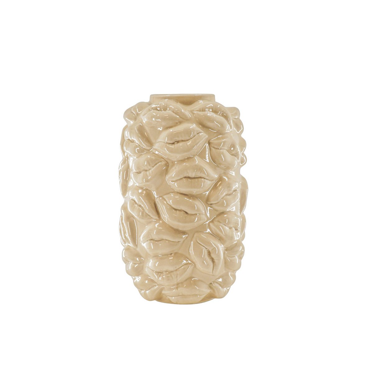 Kusjes Vaas beige
