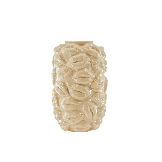 Kusjes Vaas beige