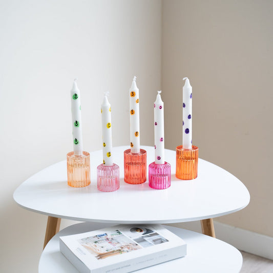 VIVID INSTANT HAPPINESS KAARSSEN- SET VAN 5